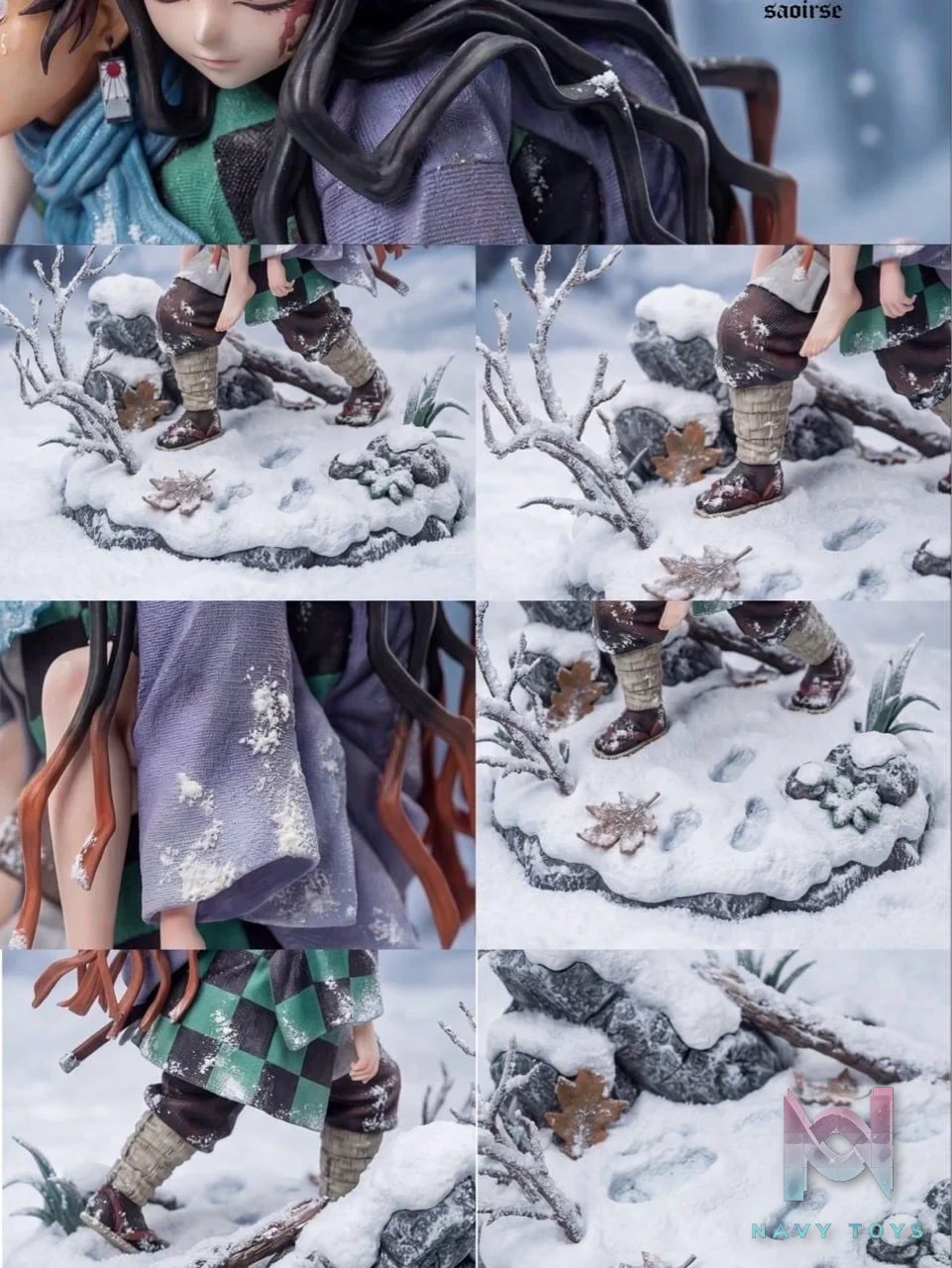 Tanjiro & Nezuko - Kimetsu no Yaiba - Saoirse Studio resin statue Saóie Studio anime figure