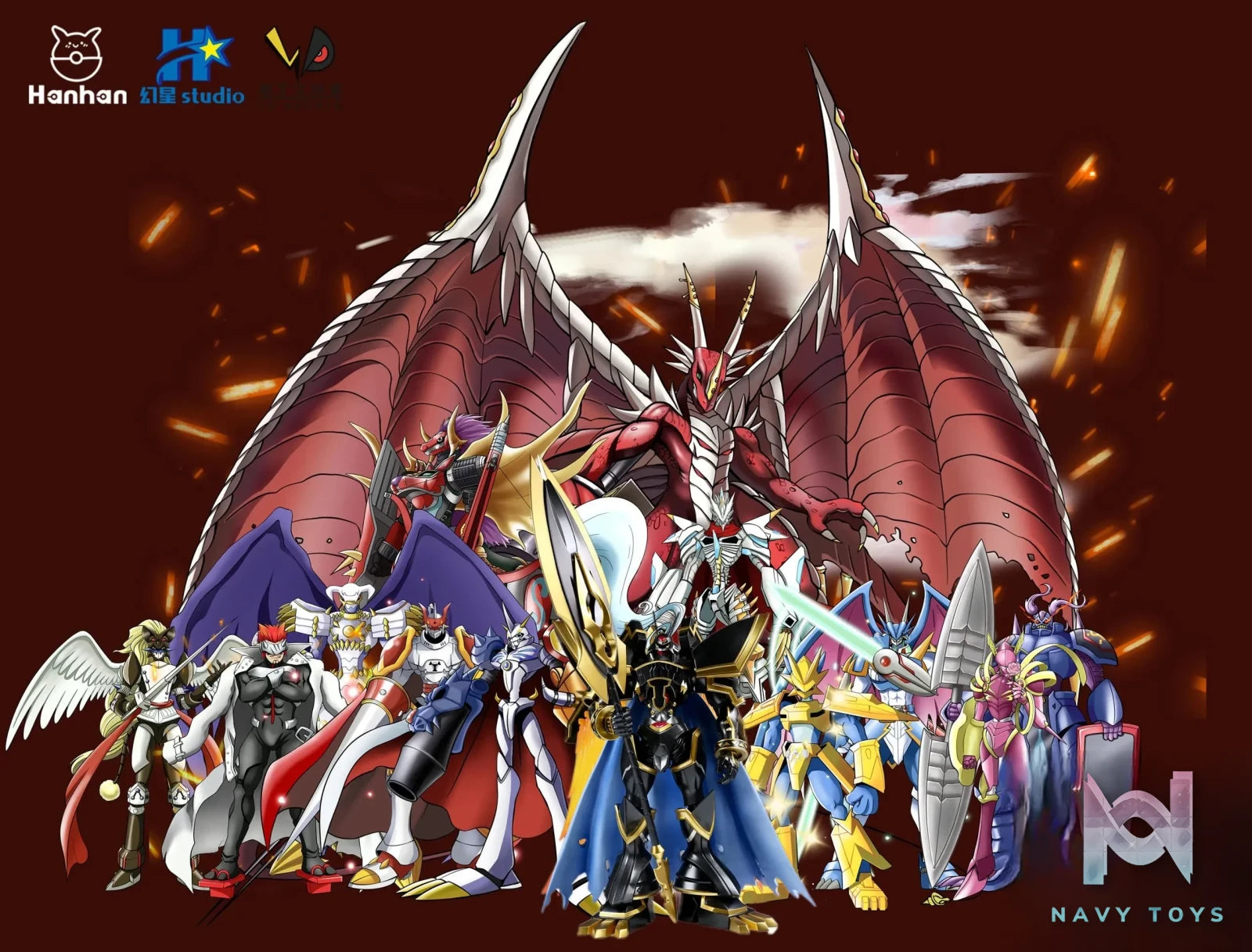 Digimon 13 Royal… – Huan Xing Studio & HanHan Studio | Navy Toys