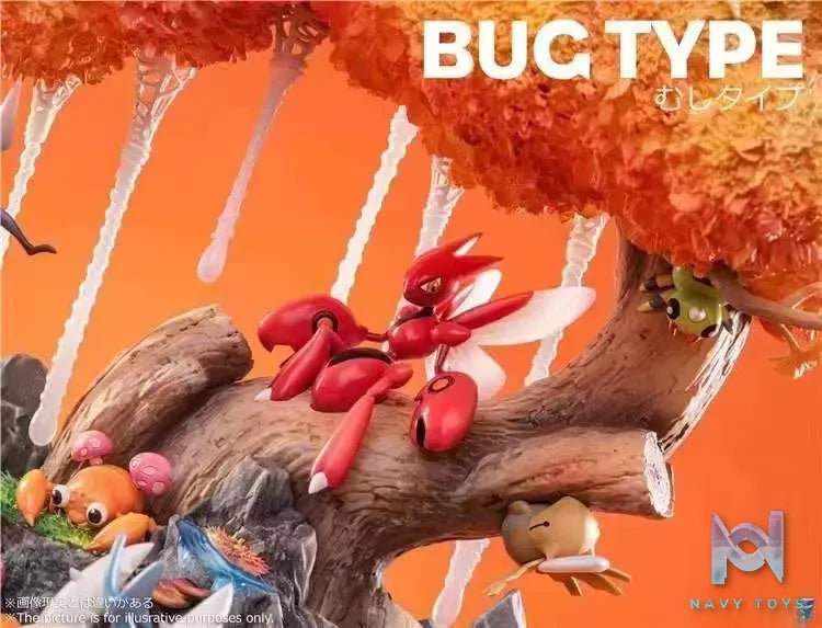 Pc House Studio Pokemon type Series #4 Bug type