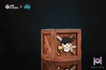 UNO Studio – Roronoa Zoro Logo Wooden Crate One Piece