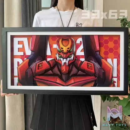 KALA HOME Studio – EVANGELION-02 3D Decorative Painting Neon Genesis Evangelion