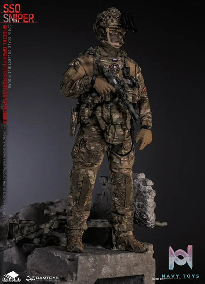 DAMTOYS – 1/6 Scale Russian Federation SSO Special Forces Sniper Item No. 78108 (Licensed)