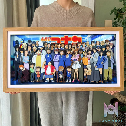 KALA HOME Studio – Detective Conan Multiple Characters #04 3D Decorative Painting Detective Conan