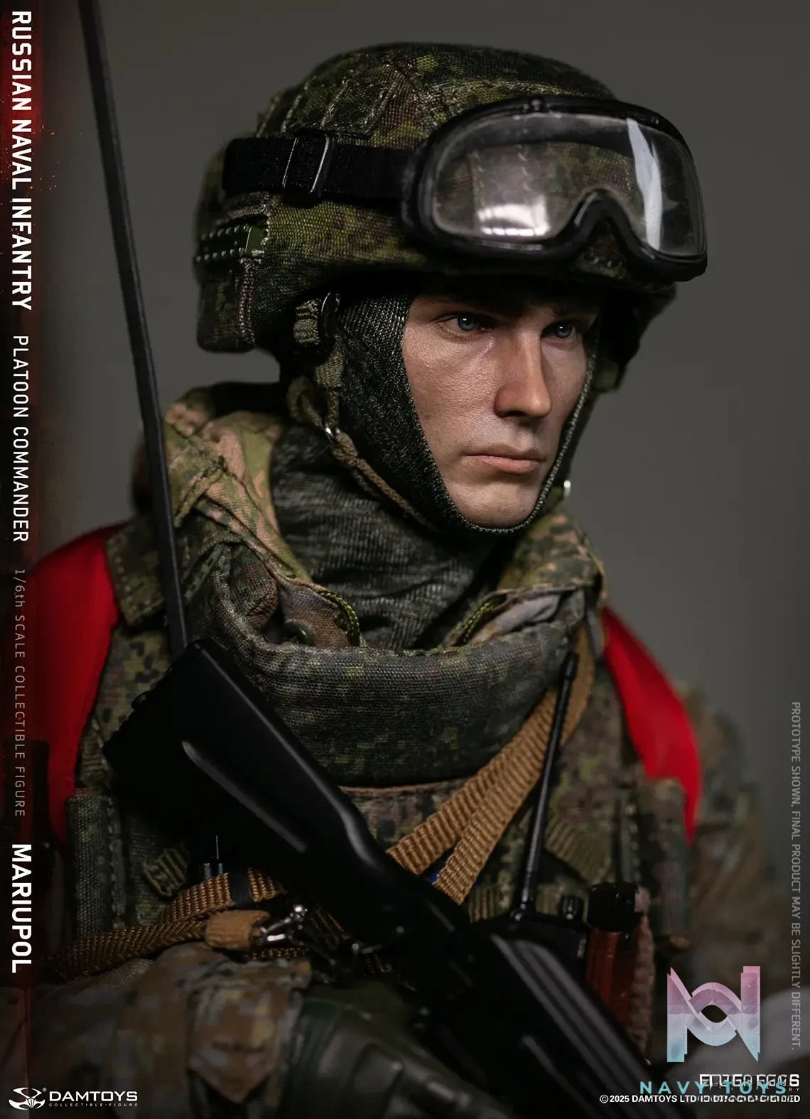 DAMTOYS – 1/6 RUSSIAN NAVAL INFANTRY COMMANDER MARIUPOL NO.78111 (Licensed)