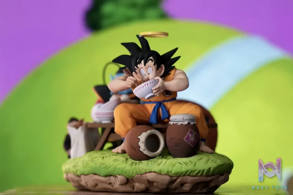 SENZUBEAN Studio - King Kai Planet Eating Dragon Ball resin statue Navy Toys anime figure