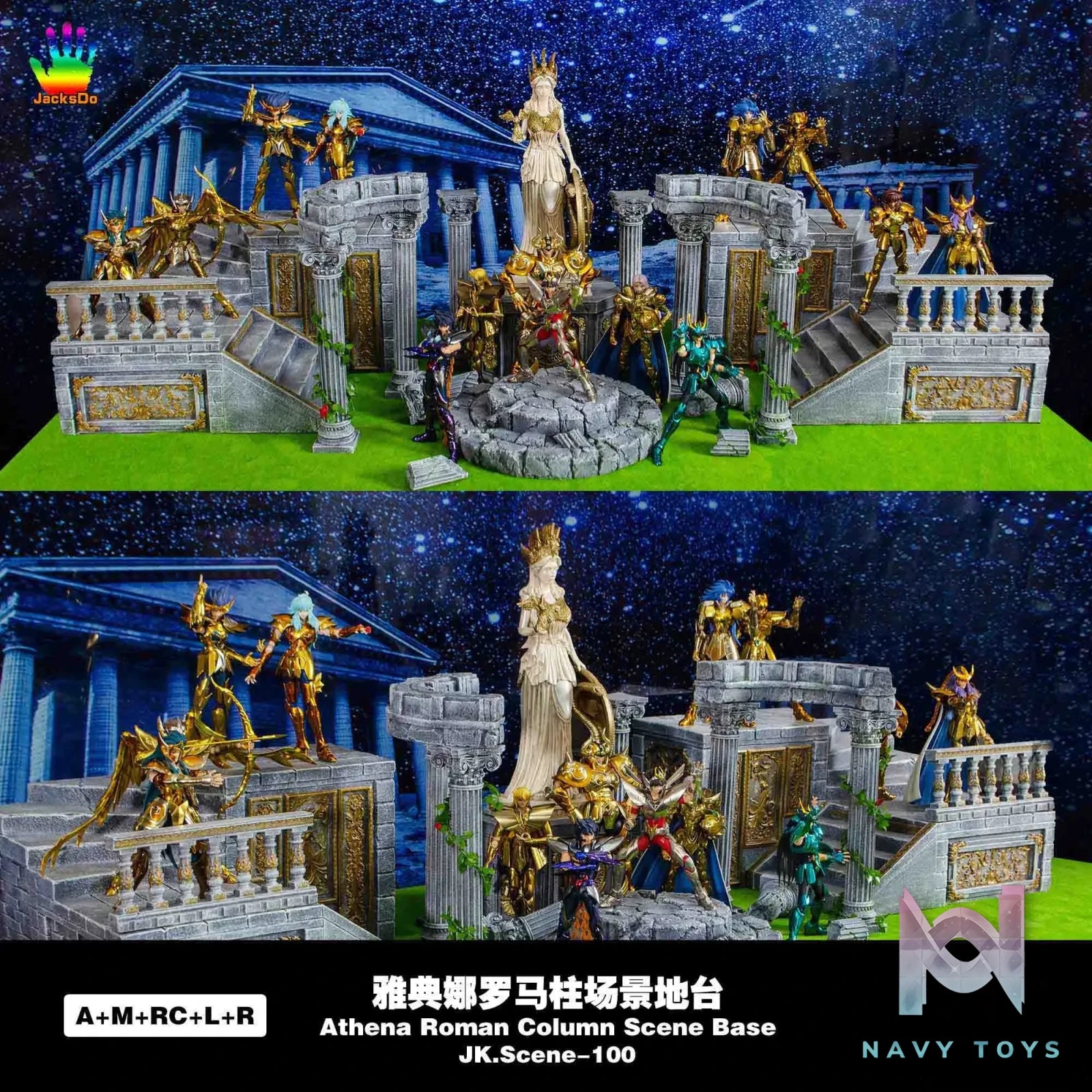 JacksDo Studio – Saint Seiya Athena Roman Column Scene Platform