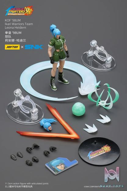 JOYTOY – 1/18 The King of Fighters 98 UM Ikari Team Leona Heidern & Ralf Jones & Clark Still JT01703 JT01710 JT01727 (Licensed)