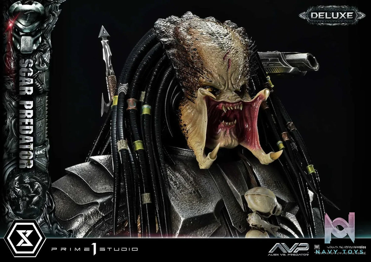 Prime 1 Studio Museum Masterline Alien vs. Predator Scar Predator MMPR-04 MMPR-04DX MMPR-04DXS