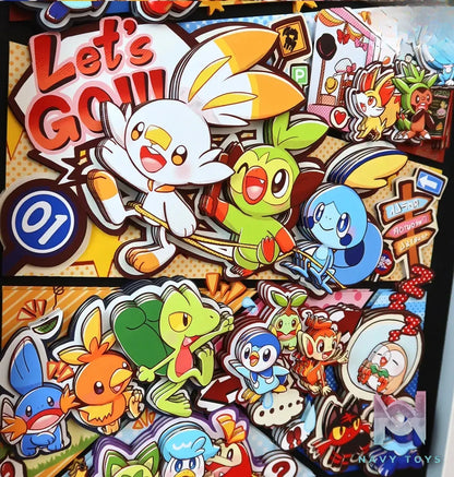 KALA HOME Studio – Pokémon Multiple Characters #15 3D Decorative Painting Pokémon
