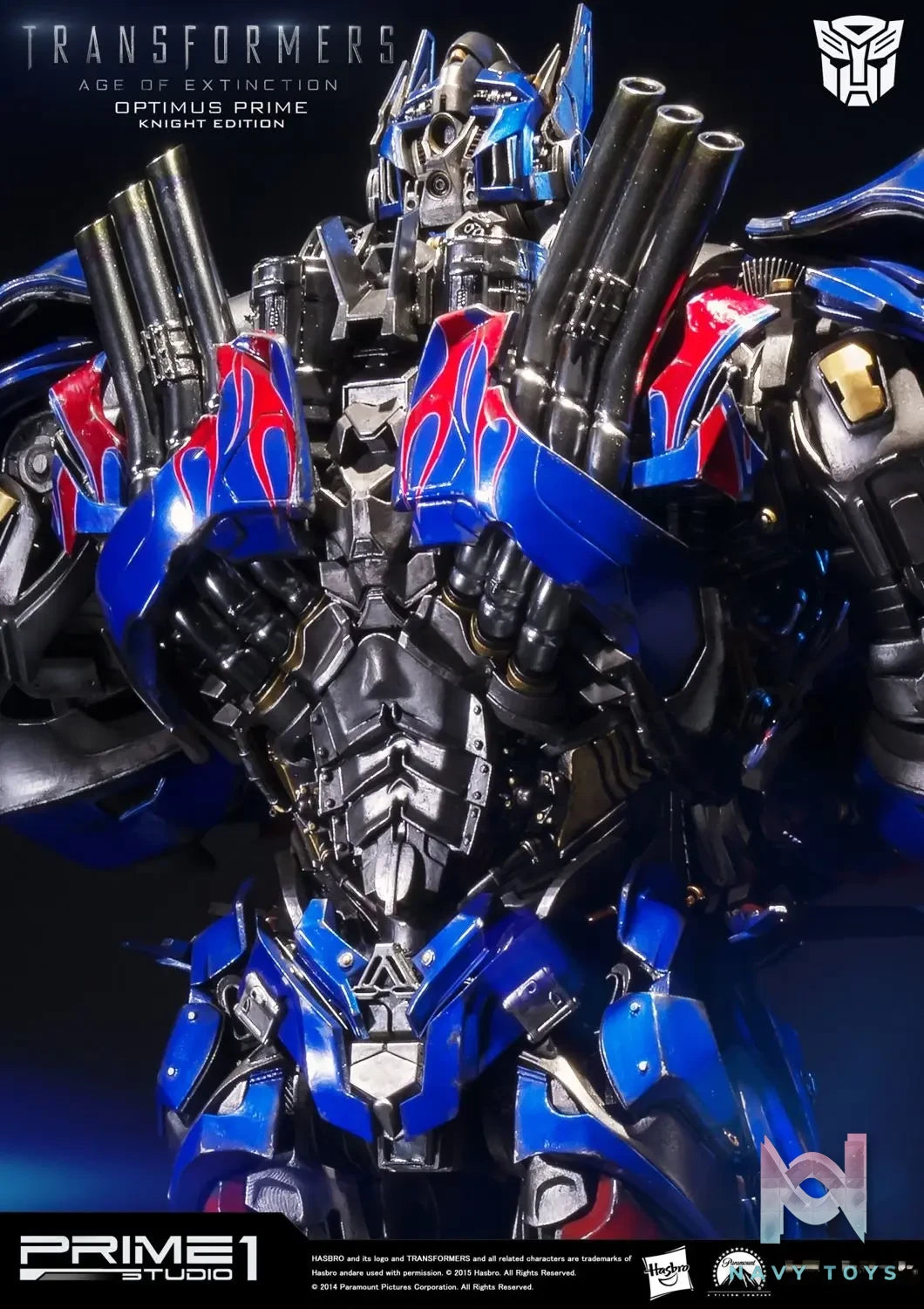 Prime 1 Studio – Museum Masterline Transformers: Age of Extinction (Film) Optimus Prime Knight Edition MMTFM-07 MMTFM-07GL (Licensed)