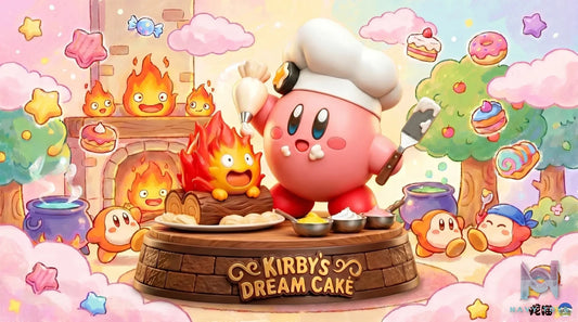 Long Miao Studio X Hit Face Studio – Kirby x Calcifer Kirby x Howl’s Moving Castle