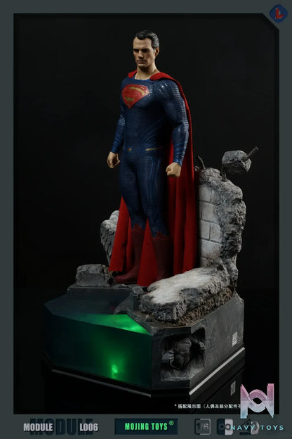 MOjingToys – DC Module series – L006 1/6 BVS Kryptonite Ruins DIORAMA BASE (Licensed)
