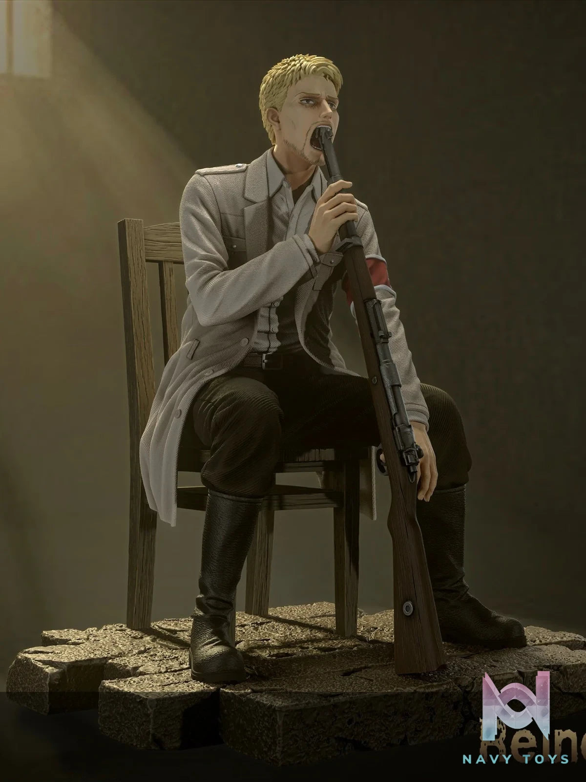 Reiner Braun Dispairing - Attack On Titan - Model Power Studio resin statue Model Power Studio anime figure