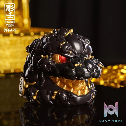 OFFART & A Ren – OFFART X Horiren Red Flame Hundred Cats Mini – Black Gold Bust (Licensed)