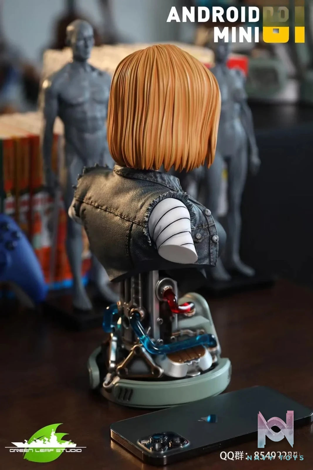 Green Leaf Studio – Dragon Ball Android 18 Bust – Mini Version