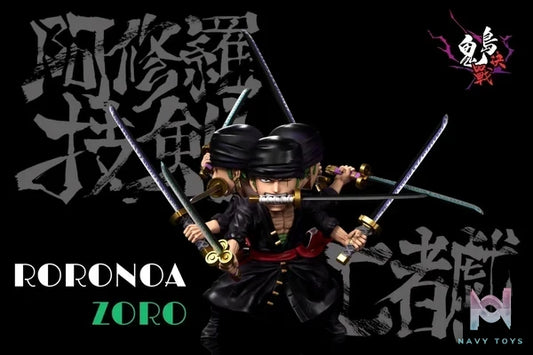 A+ Studio - One Piece Onigashima Decisive Battle 2 Kyutoryu Roronoa Zoro resin statue Navy Toys anime figure