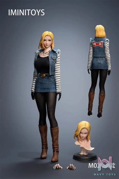 Iminitoys – Dragon Ball M024 1/6 Android 18 clothing accessories package