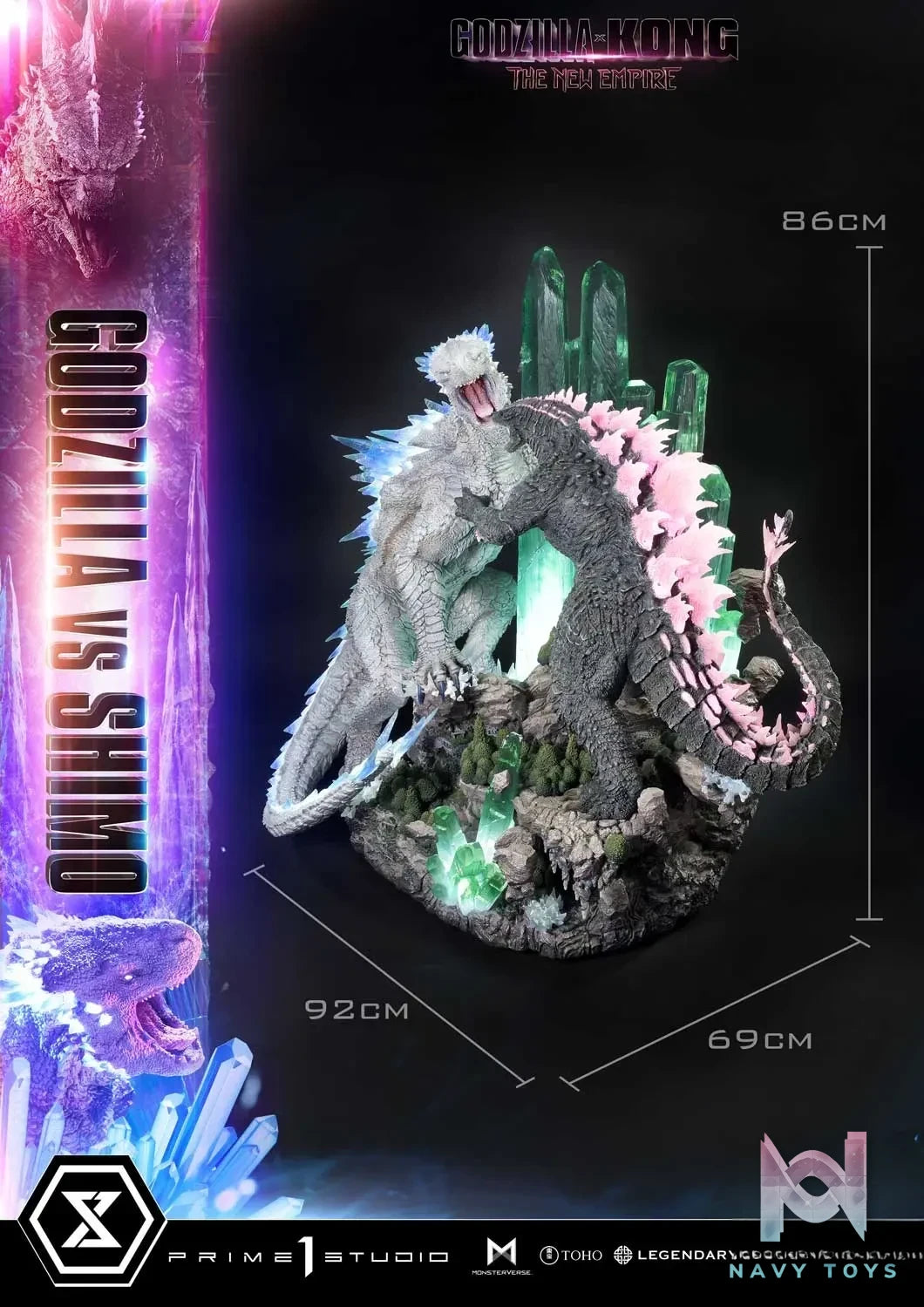 Prime 1 Studio – Godzilla x Kong: The New Empire Godzilla vs Shimo UDMGXK-01 UDMGXK-01S (Licensed)