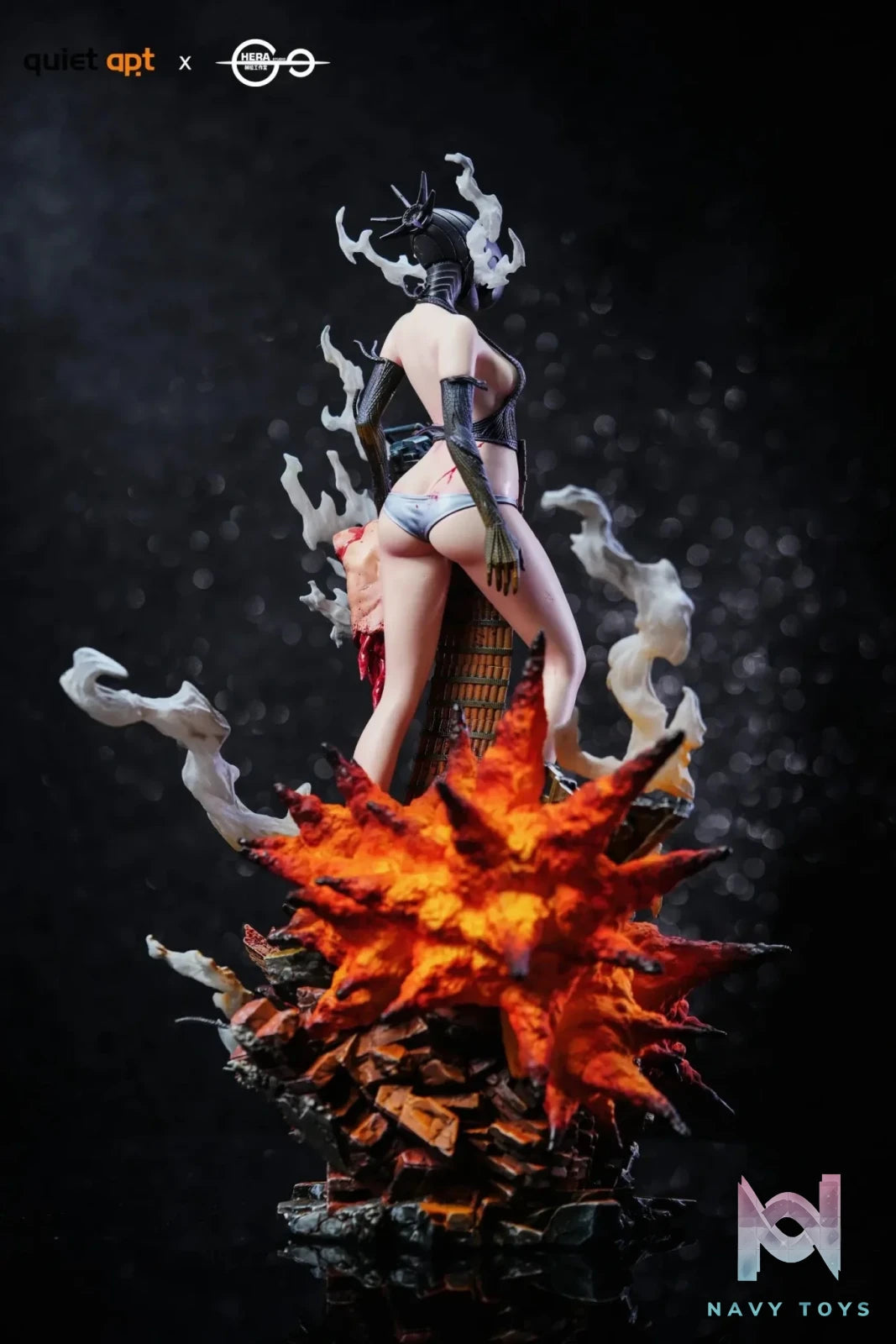 QuietArt Studio & Hera Studio - Chainsaw Man Bomb Demon Bom & Reze & Kiss Busts resin statue Navy Toys anime figure