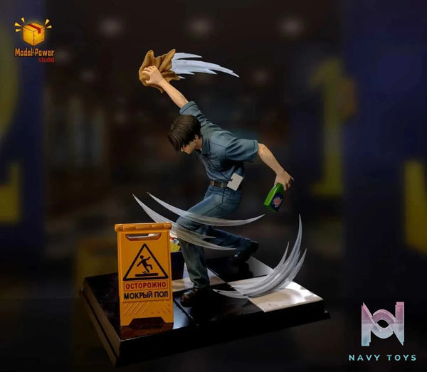 Model Power Studio - Cleaner Levi Attack on Titan resin statue Navy Toys anime figure