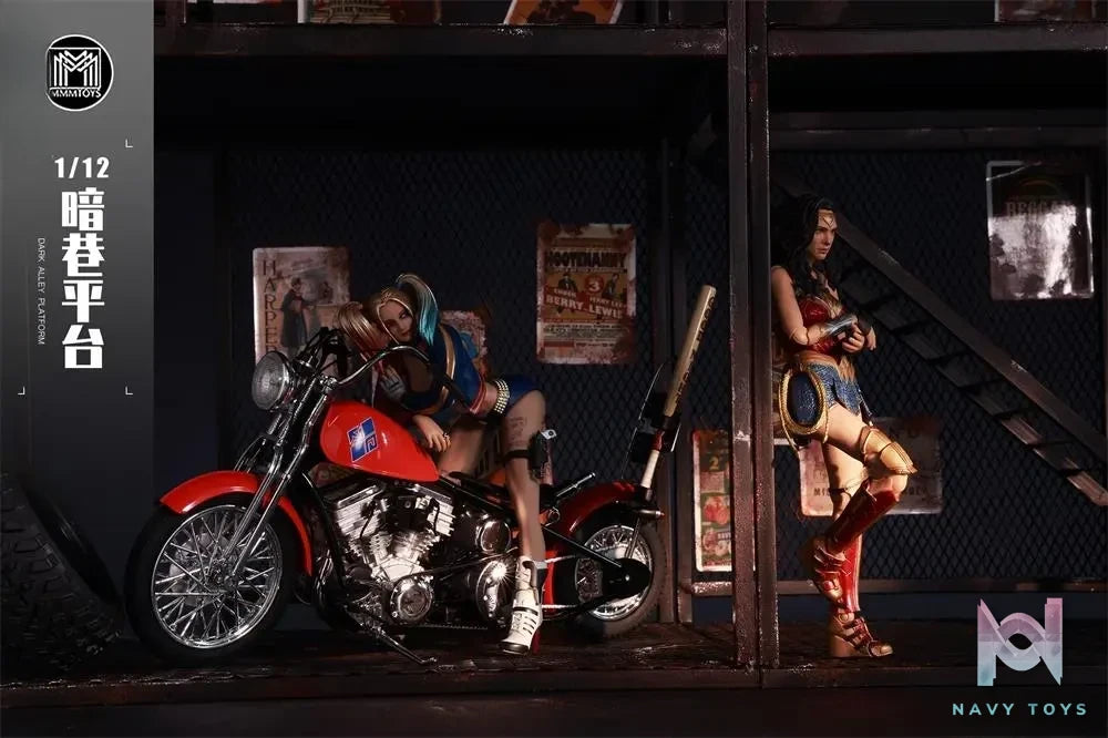 MMMTOYS – 1/12 Scale Diorama Dark Alley Platform M2511 (Licensed)