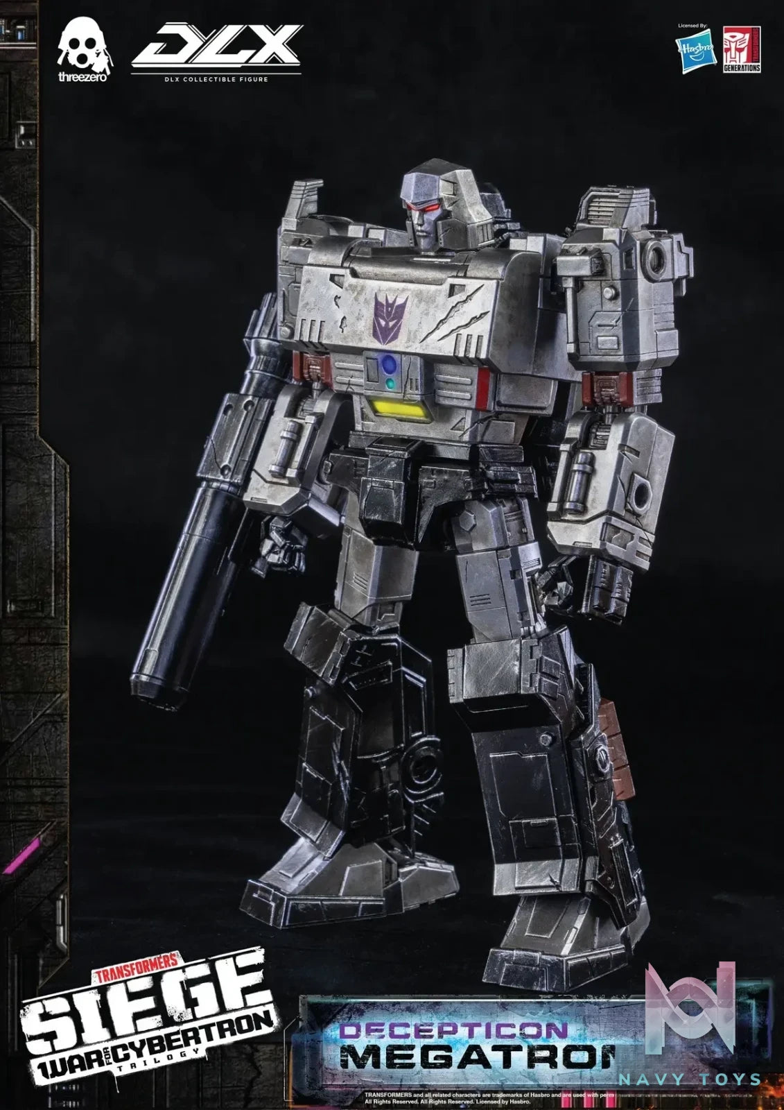Threezero – Transformers: War for Cybertron DLX 10-inch Megatron (Licensed)