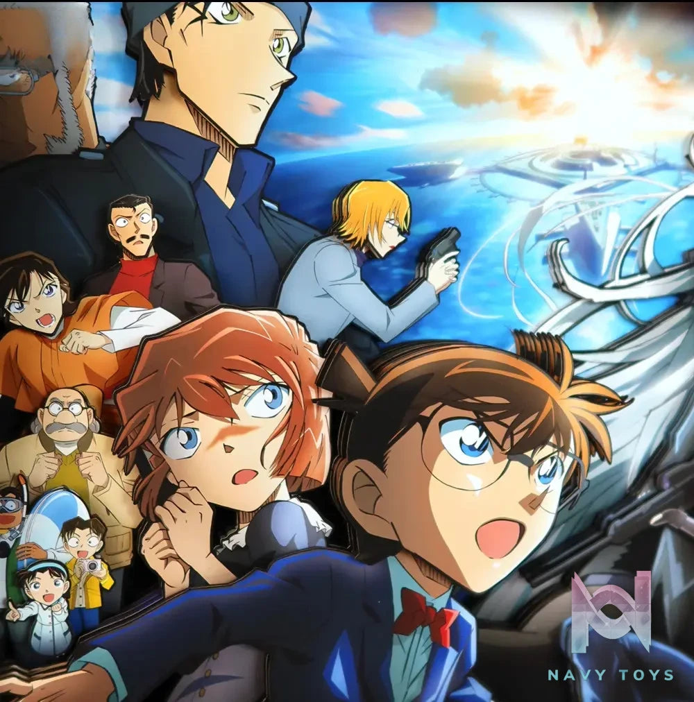 KALA HOME Studio – Detective Conan Multiple Characters #06 3D Decorative Painting Detective Conan