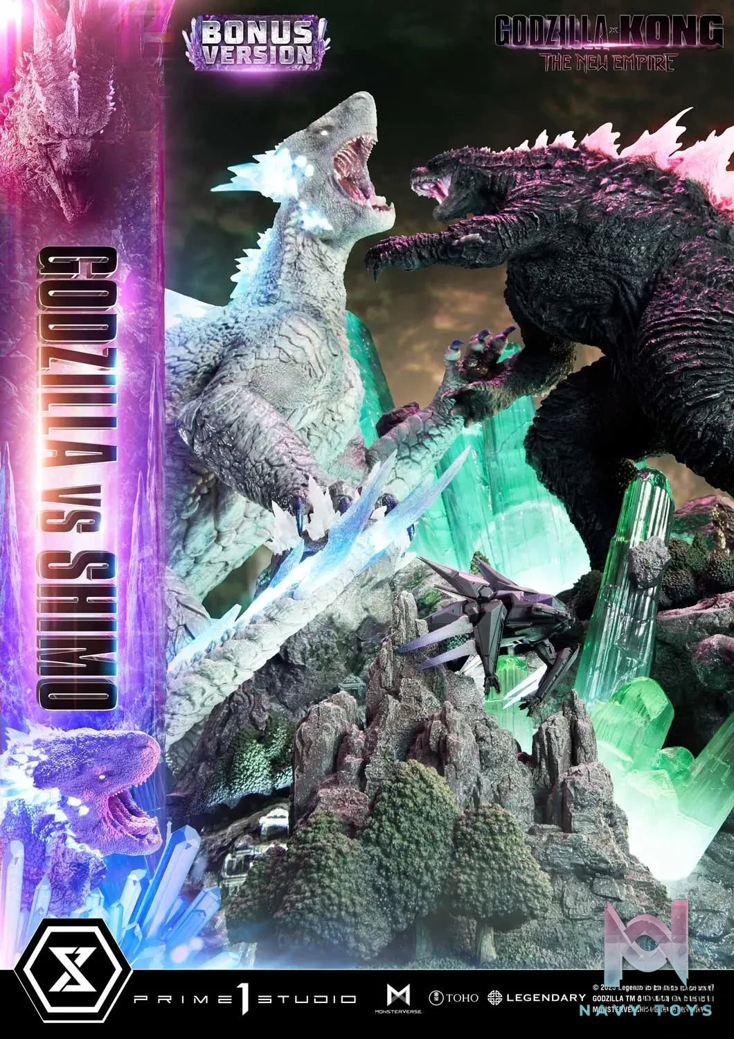 Prime 1 Studio – Godzilla x Kong: The New Empire Godzilla vs Shimo UDMGXK-01 UDMGXK-01S (Licensed)