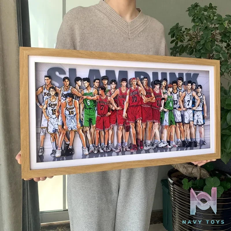 KALA HOME Studio – Slam Dunk Multiple Characters #08 3D Decorative Painting Slam Dunk