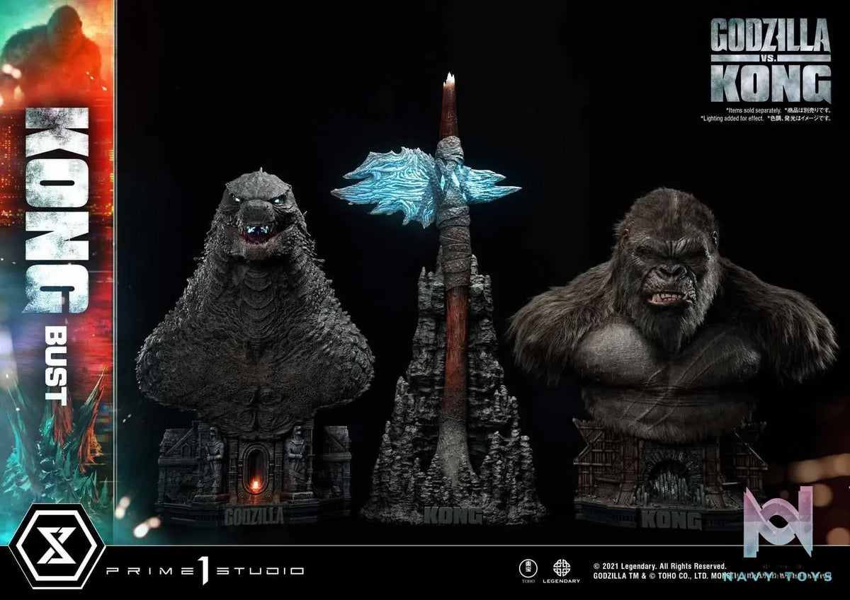 Prime 1 Studio – Life Size Bust Godzilla vs Kong Kong LSGVK-02 (Licensed)
