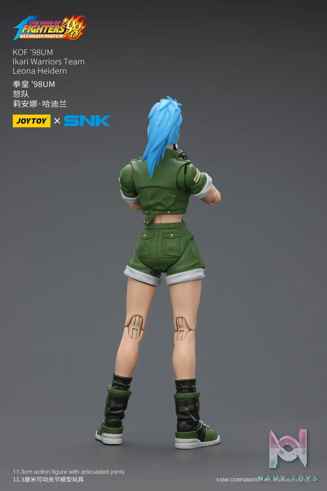 JOYTOY – 1/18 The King of Fighters 98 UM Ikari Team Leona Heidern & Ralf Jones & Clark Still JT01703 JT01710 JT01727 (Licensed)