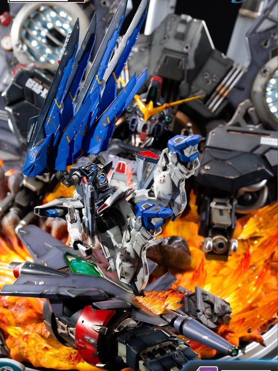 Freedom Gundam vs Destroy Gundam - Gundam Seed Destiny - Bandai Namco resin statue Bandai Namco anime figure