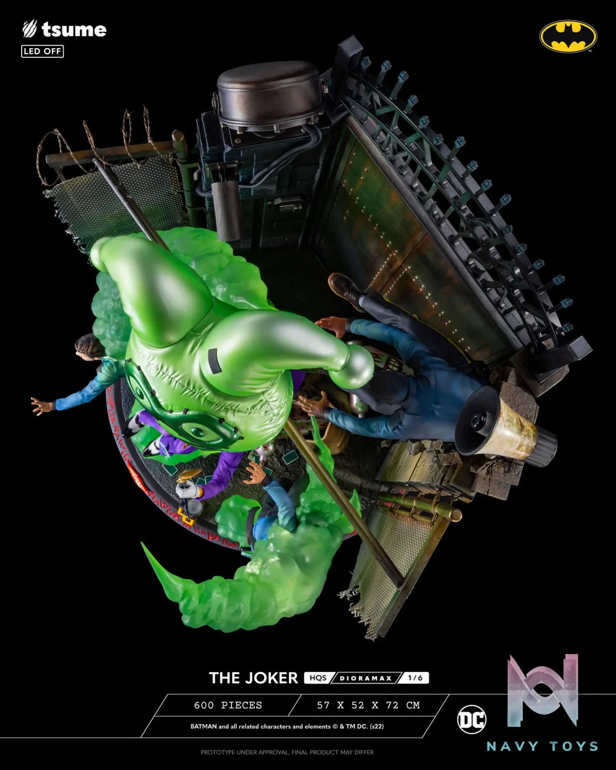 Tsume Studio – DC Comics HQS Dioramax The Joker 1/6 Scale Limited Edition Statue (Licensed)