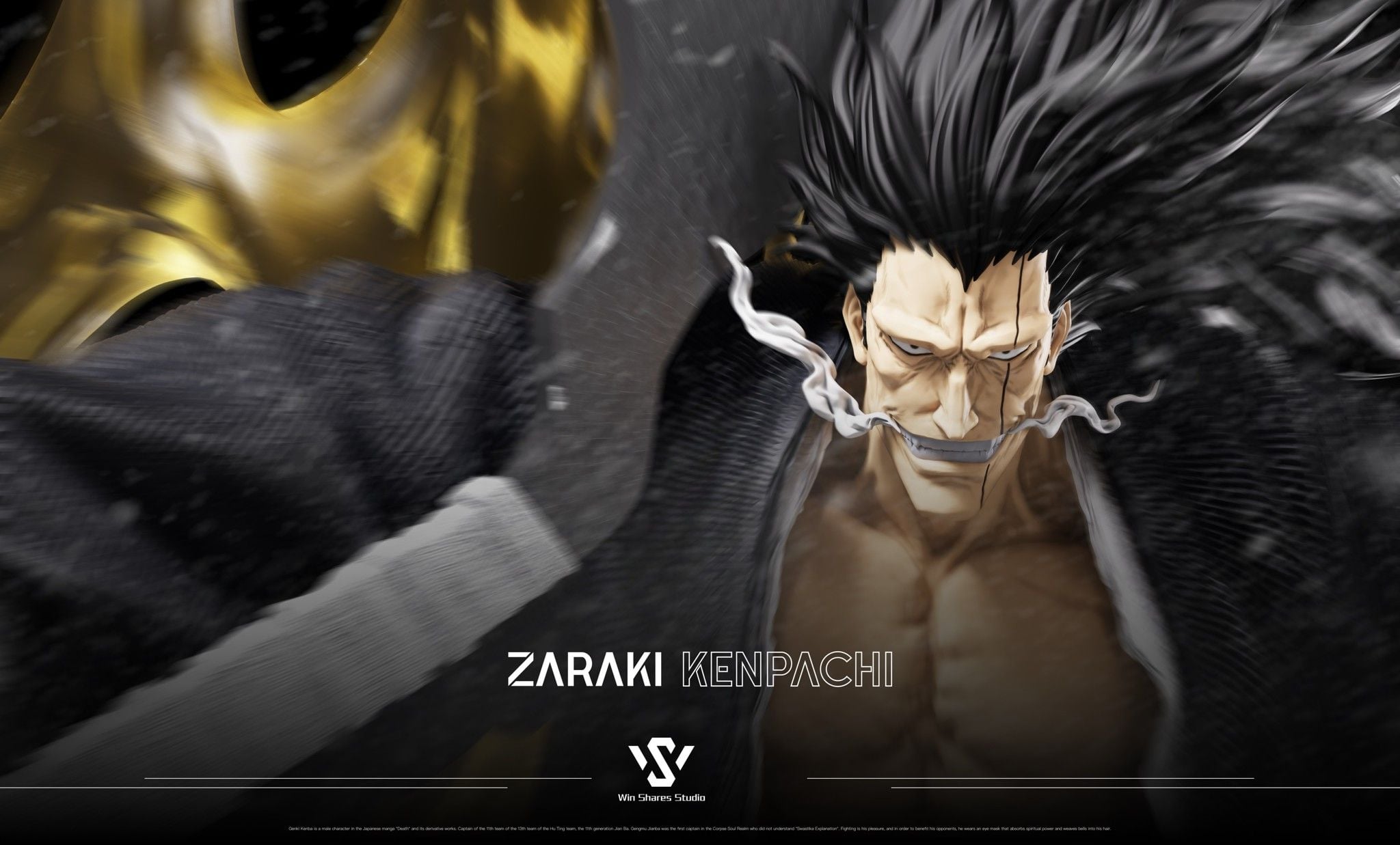Zaraki Kenpachi - Bleach - Win Shares Studio & C4 Stduio resin statue Win Shares Studio & C4 Studio anime figure