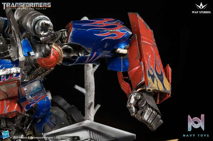 WAY Studio – Transformers: Revenge of the Fallen Series Optimus Prime vs Megatron Scene Statue (Licensed)