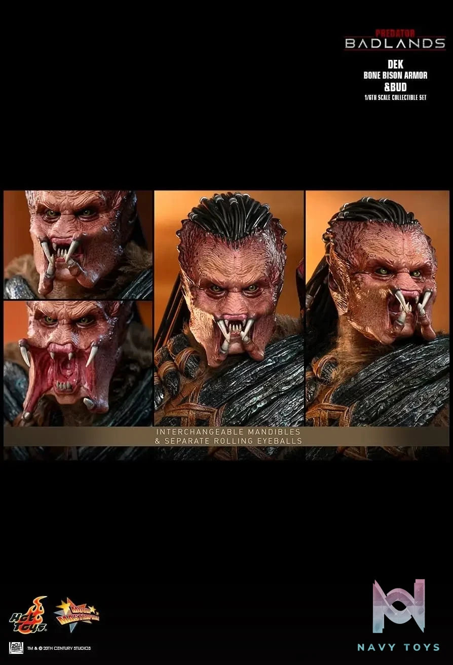 Hottoys – Badlands Dek (Bone Bison Armor) and Bud 1/6th scale Collectible Set MMS873 (Licensed)
