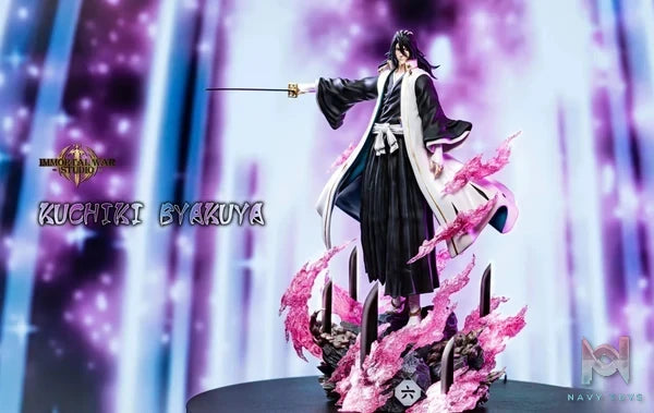 I.W Studio - Captain Series 12 Byakuya Kuchiki Bleach resin statue Navy Toys anime figure