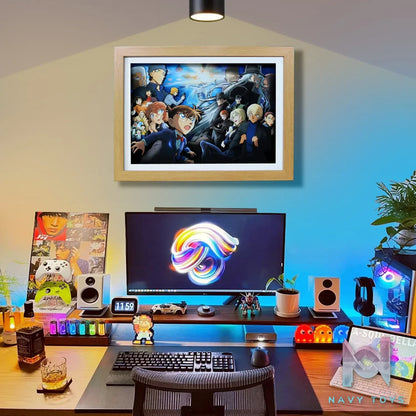 KALA HOME Studio – Detective Conan Multiple Characters #06 3D Decorative Painting Detective Conan