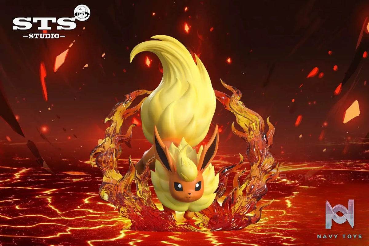 STS Studio – Pokemon 120 scale world 151 illustration series Jolteon & Flareon & Vaporeon