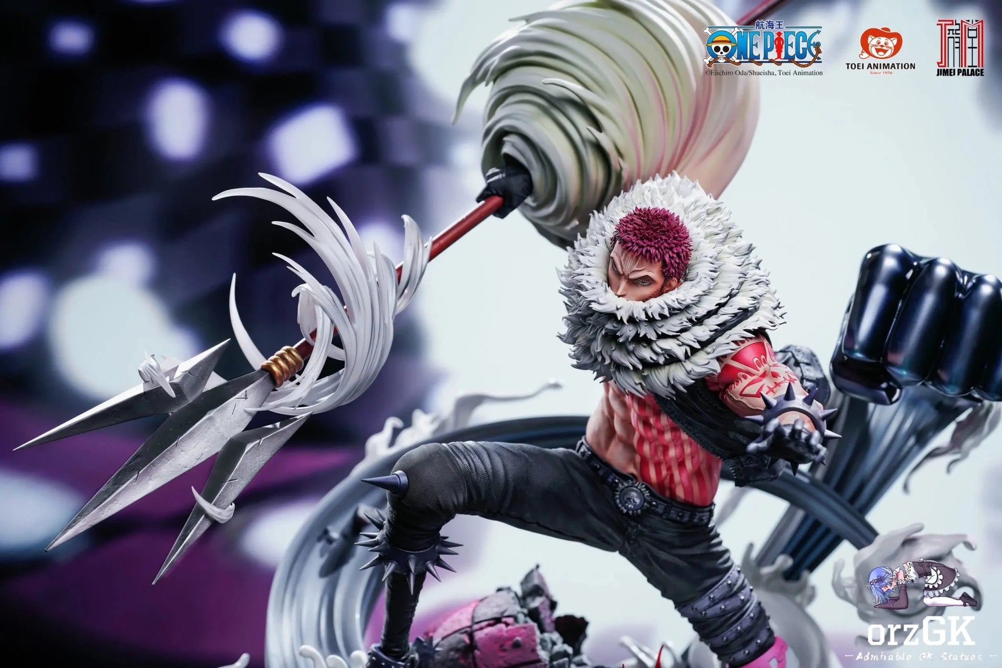 JIMEI PALACE Studio - One Piece Katakuri (Licensed) resin statue Navy Toys anime figure