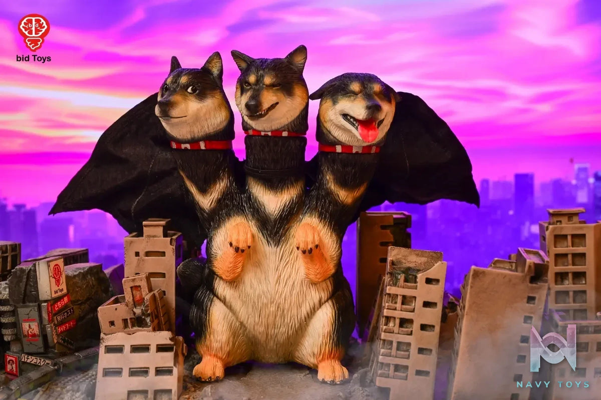 Bid Toys – Original Shiba Inu Ghidorah bid2501 orange & bid2502 black (Licensed)
