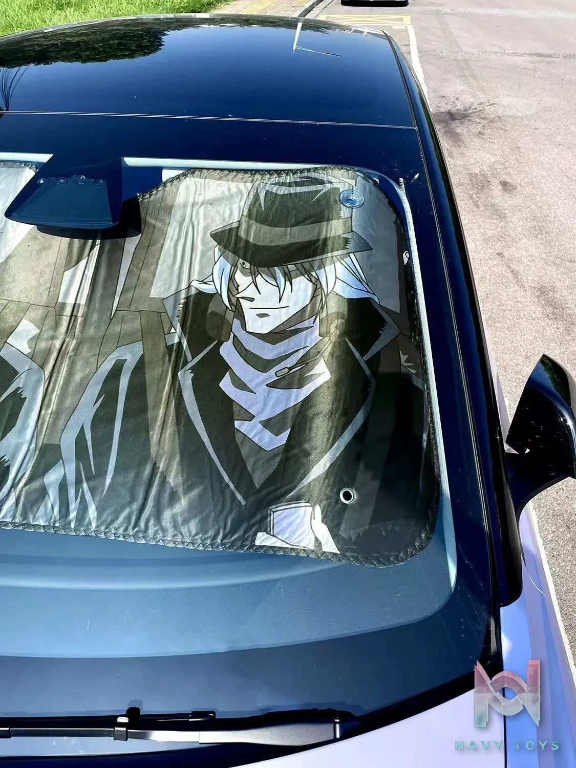 Plover Studio – Detective Conan Car front sunshade Gin
