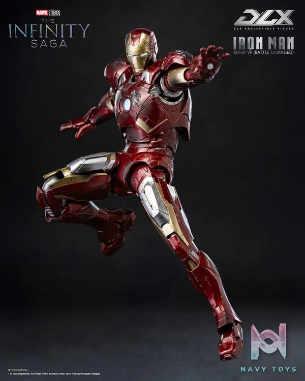Threezero – Marvel Studios: The Infinity Saga DLX Iron Man Mark 7 (Battle Damaged) 3Z09690C0 (Licensed)