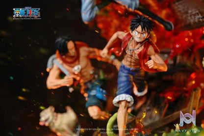 Soul Wing Studio – One Piece Fetters – Monkey D. Luffy & Portgas D. Ace & Sabo (Licensed)