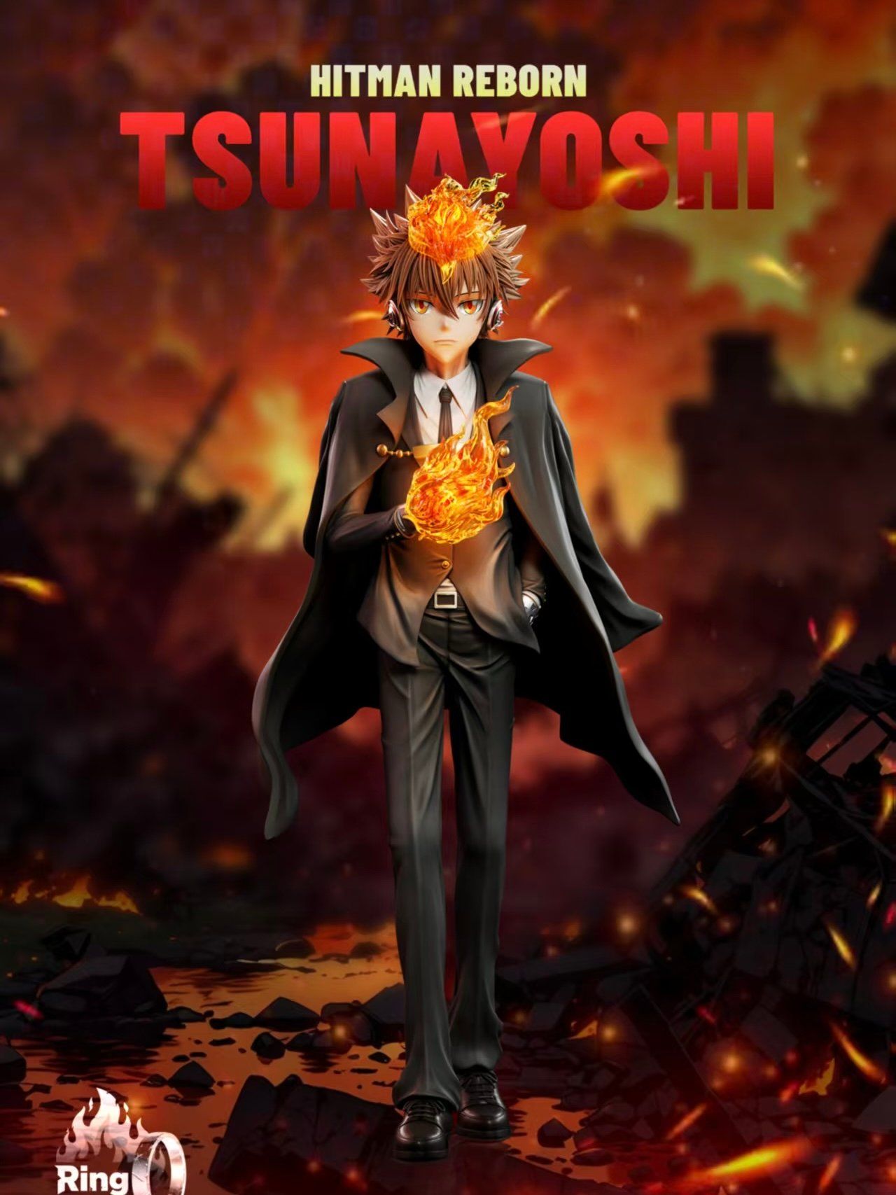 Tsunayoshi Sawada - Hitman Reborn - Ring Inscription Studio resin statue Ring Inscription Studio anime figure