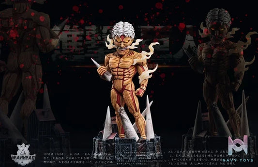 Warhead Studio - The Armored Titan 2.0 Attack on Titan resin statue Navy Toys anime figure