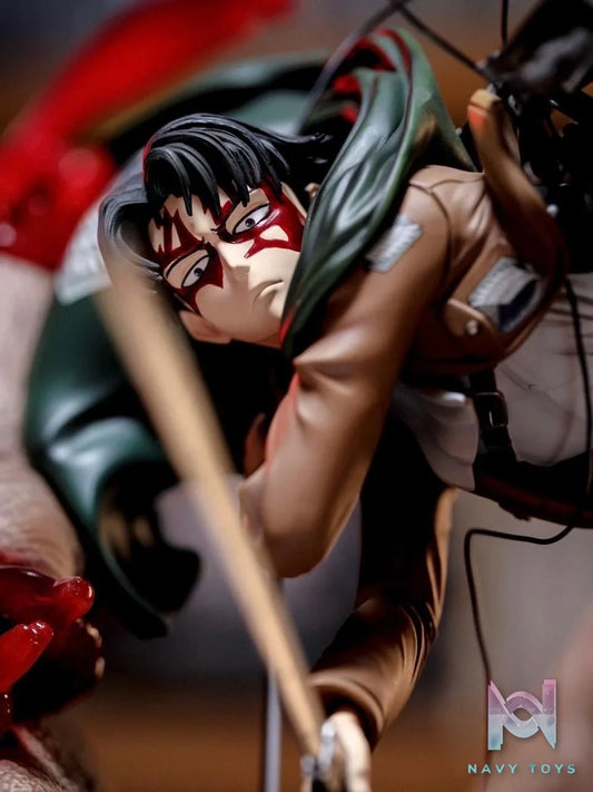 Levi Ackerman - Attack on Titan - Kitsune Statue resin statue Kitsune Statue Studio anime figure