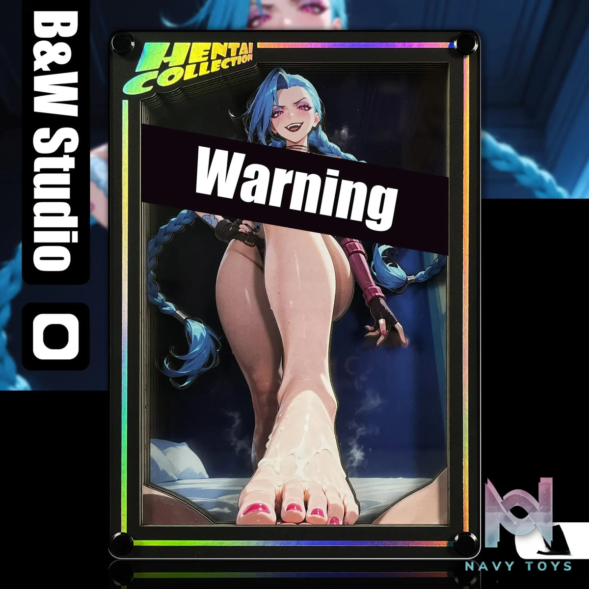 B&W Studio – Desktop Decor Card 016 Jinx League of Legends
