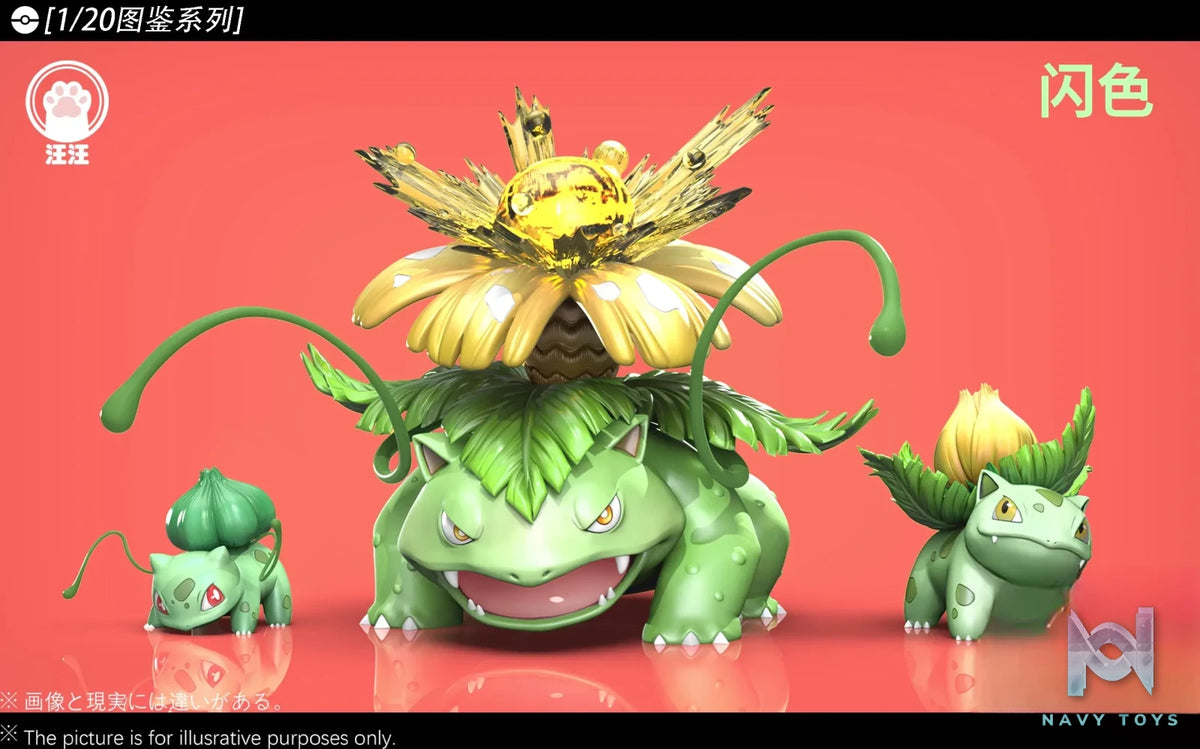 WangWang Studio – Pokémon Venusaur Evolution Set