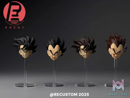 Recustom Studio – Dragon Ball Son Goku & Vegeta Beaten Double Head Sculpture Set